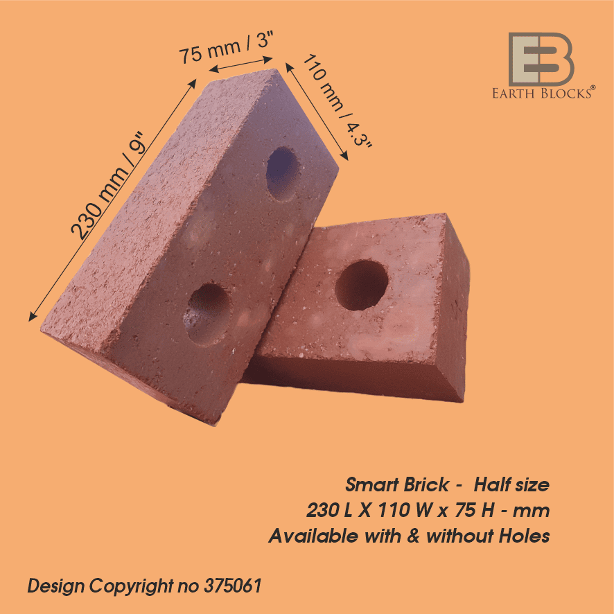 Smart brick 3 inch half brick 75mm