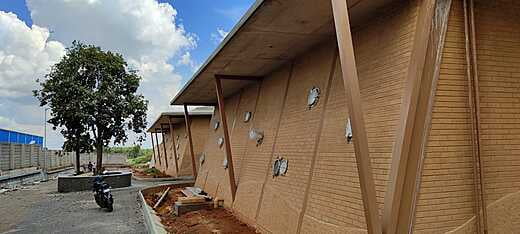 Interlocking brick construction — Toit, Nelamangala